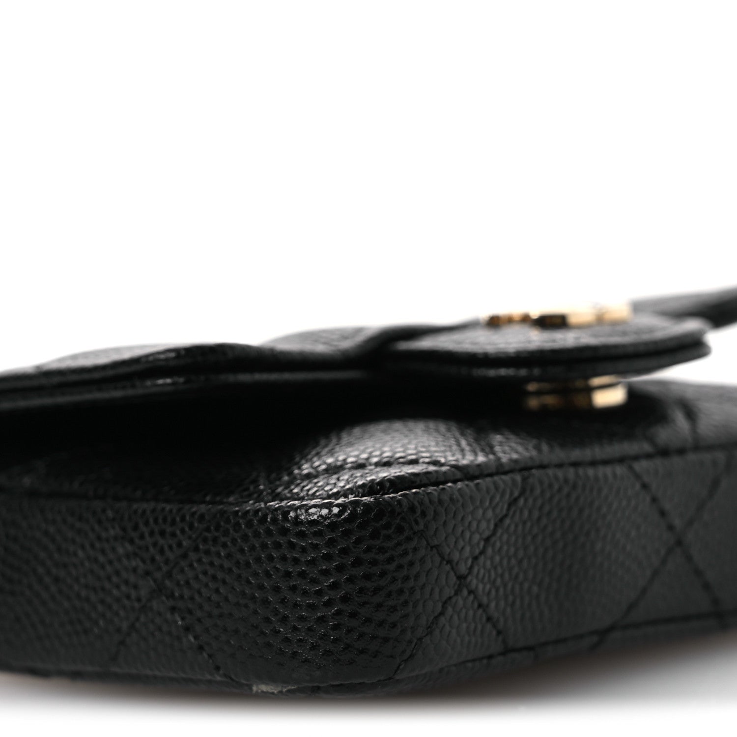Chanel Caviar Quilted Mini Chain Belt Bag Black 10 of 14