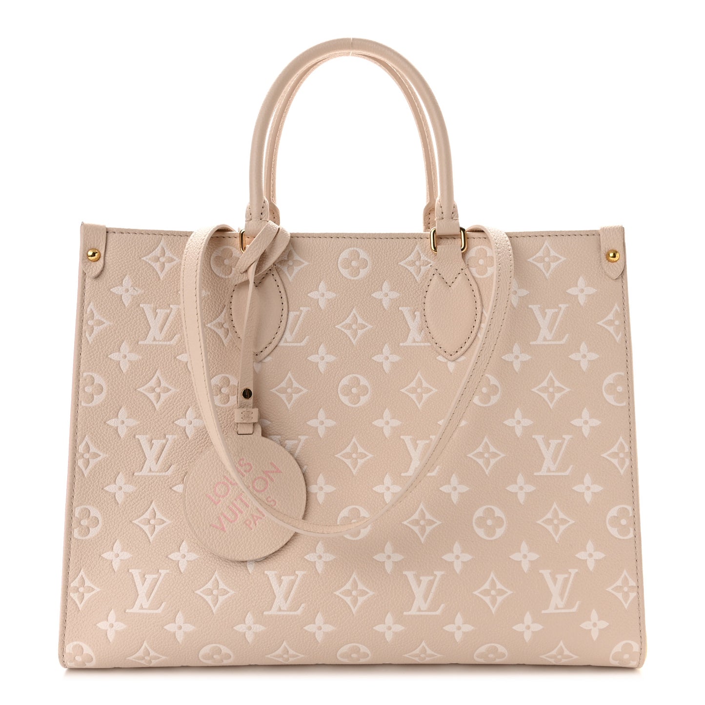 Empreinte Monogram Spring In The City Onthego MM Beige Pink Yellow