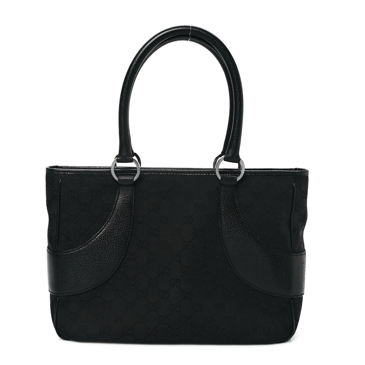 Gucci Monogram Shoulder Bag Black 1 of 11
