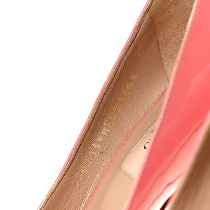 Valentino Garavani Patent Couture Bow Peep Toe 30/125mm Platform Pumps 36.5 Rosa 8 of 8