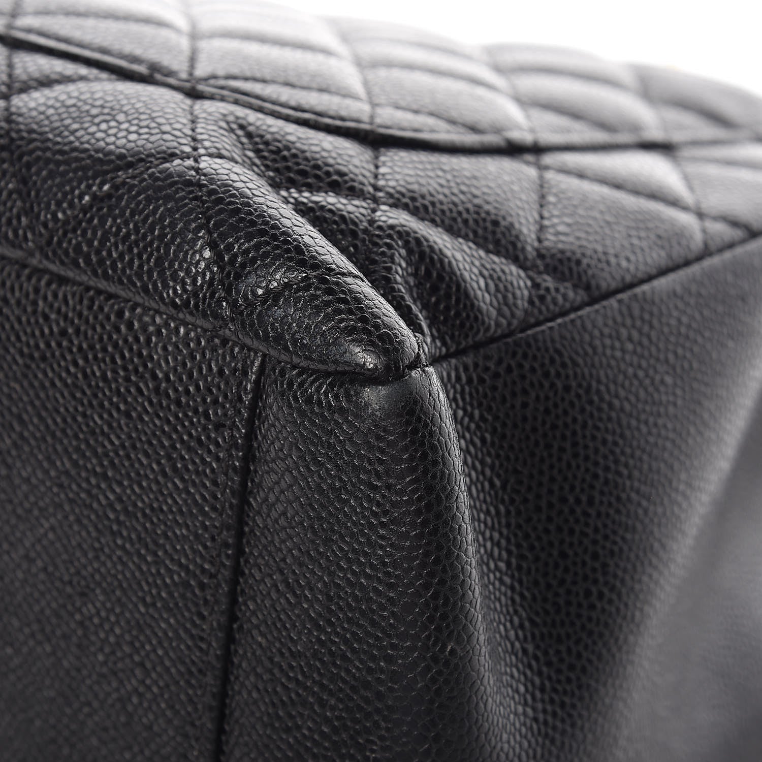 Chanel Caviar Quilted Grand Shopping Tote GST Black 13 of 16