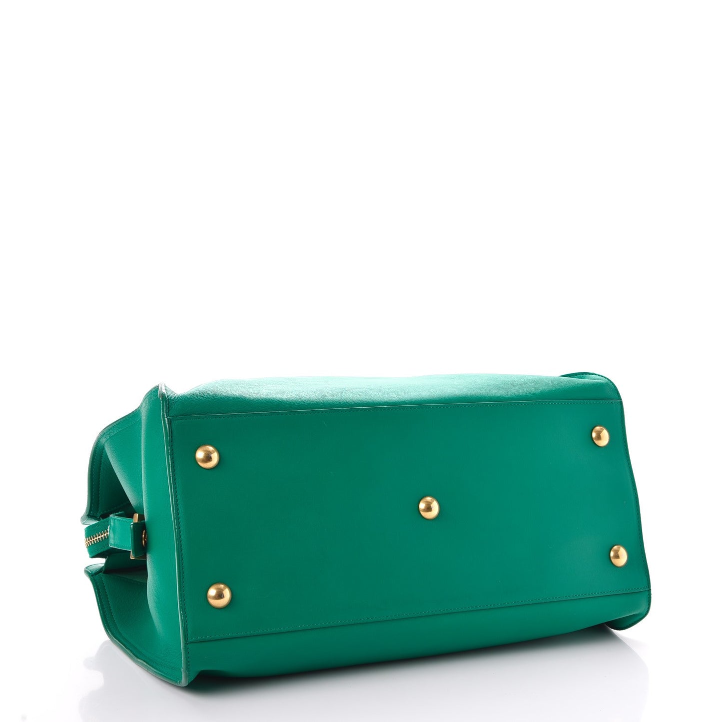 Calfskin Medium Classic Y Cabas Green
