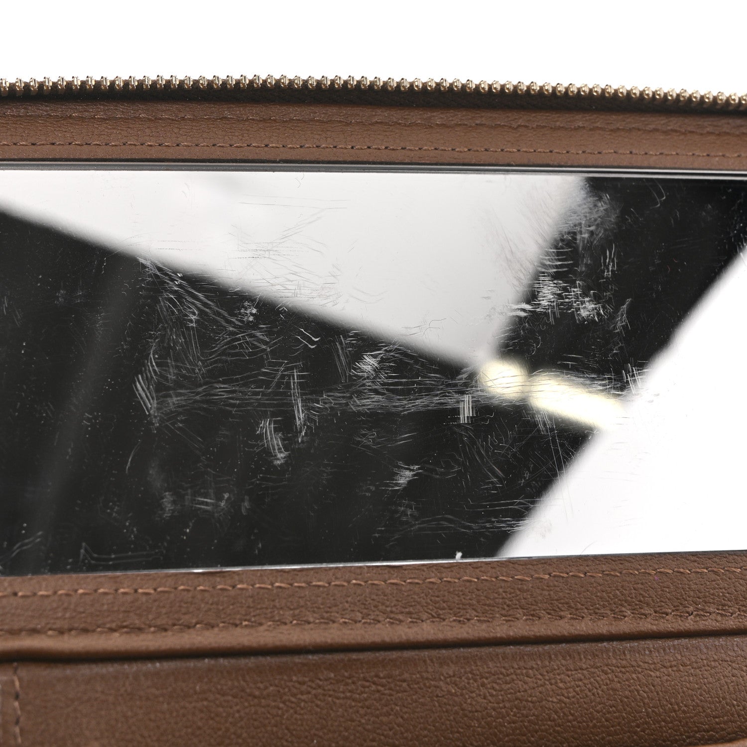 Chanel Tweed Small Top Handle Vanity Case With Chain Brown Multicolor 13 of 13