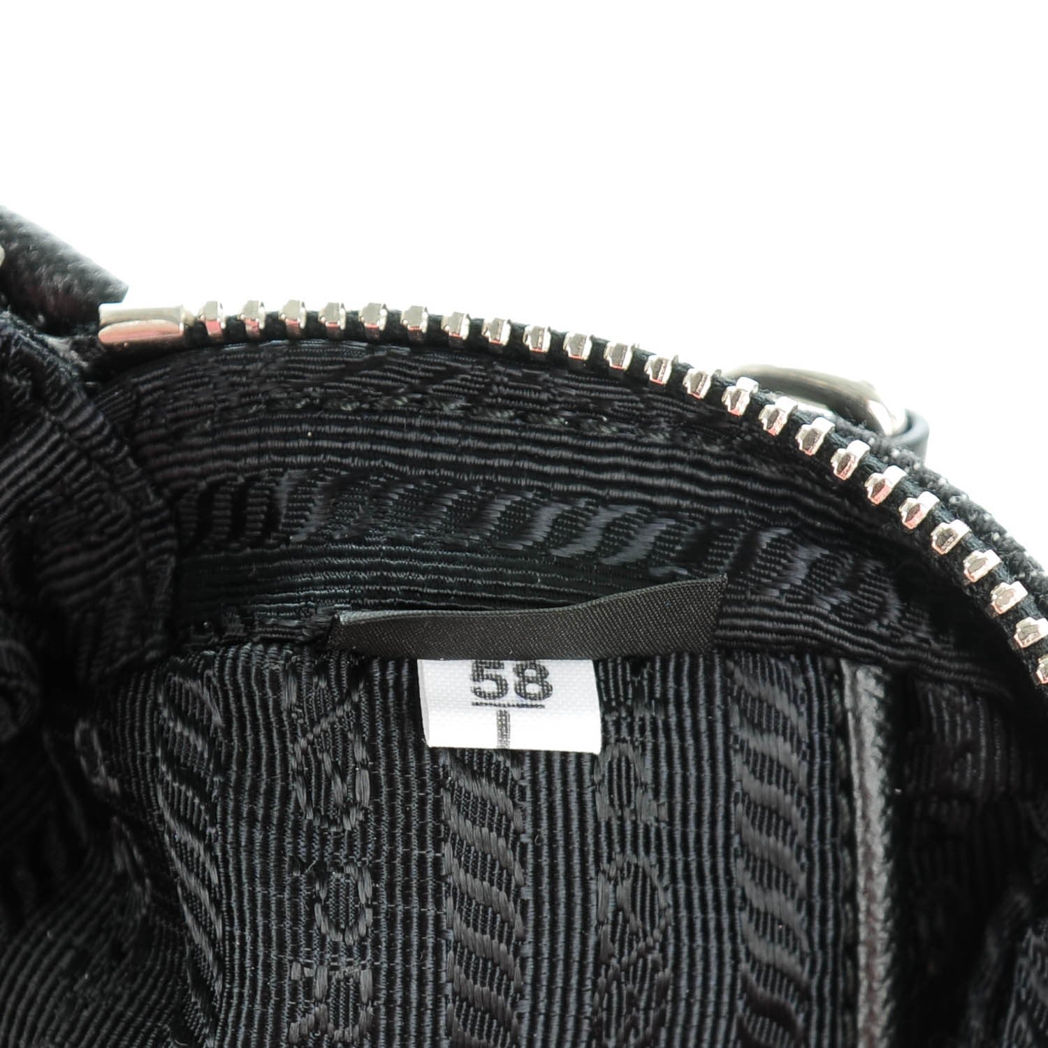 Prada Denim Studded Embellished Mini Camera Crossbody Black 8 of 8