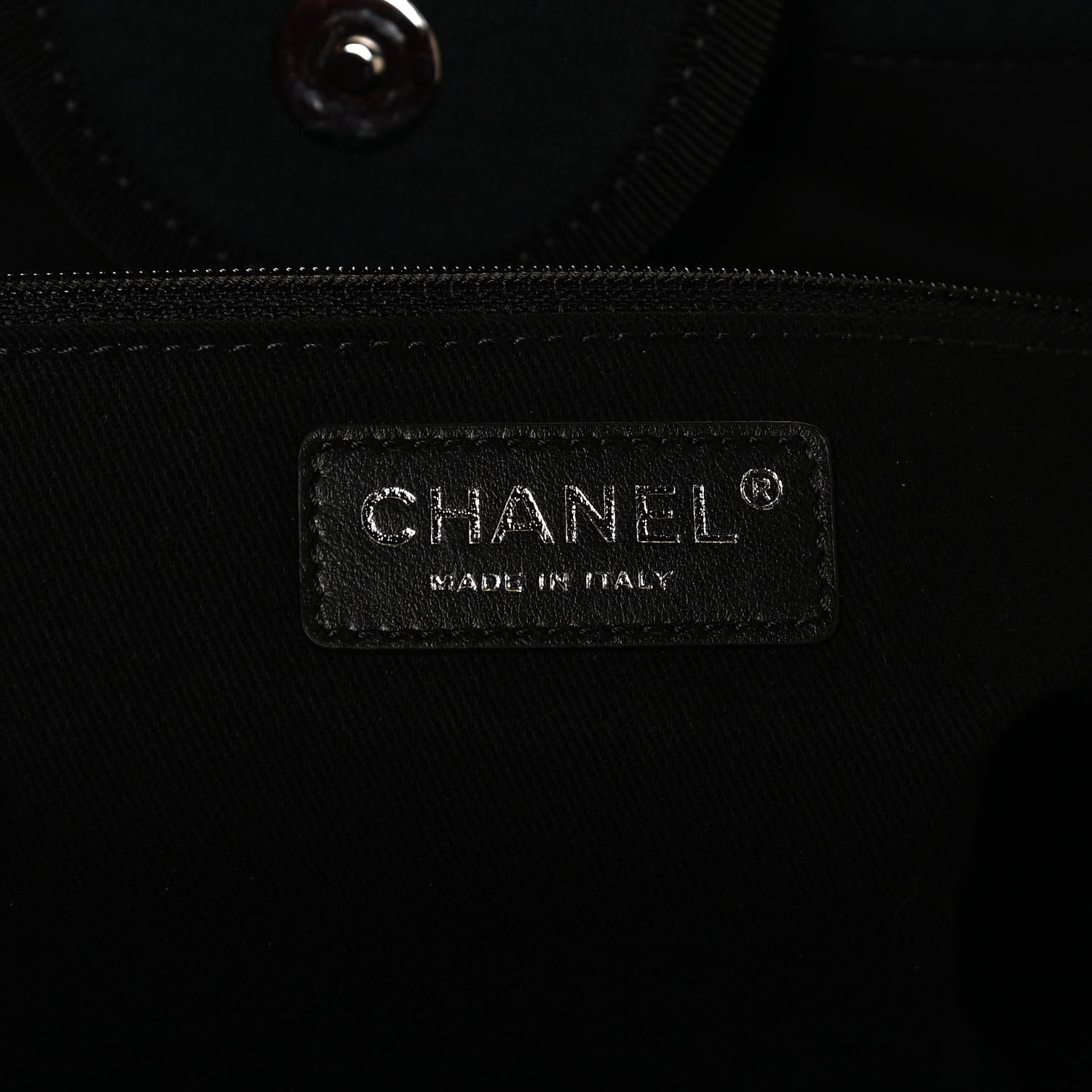 Chanel Mixed Fibers Large Deauville Tote Black 6 of 10