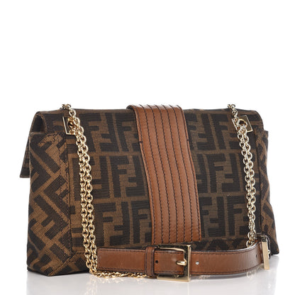 Fendi Zucca Maxi Baguette Bag Tobacco 3 of 8
