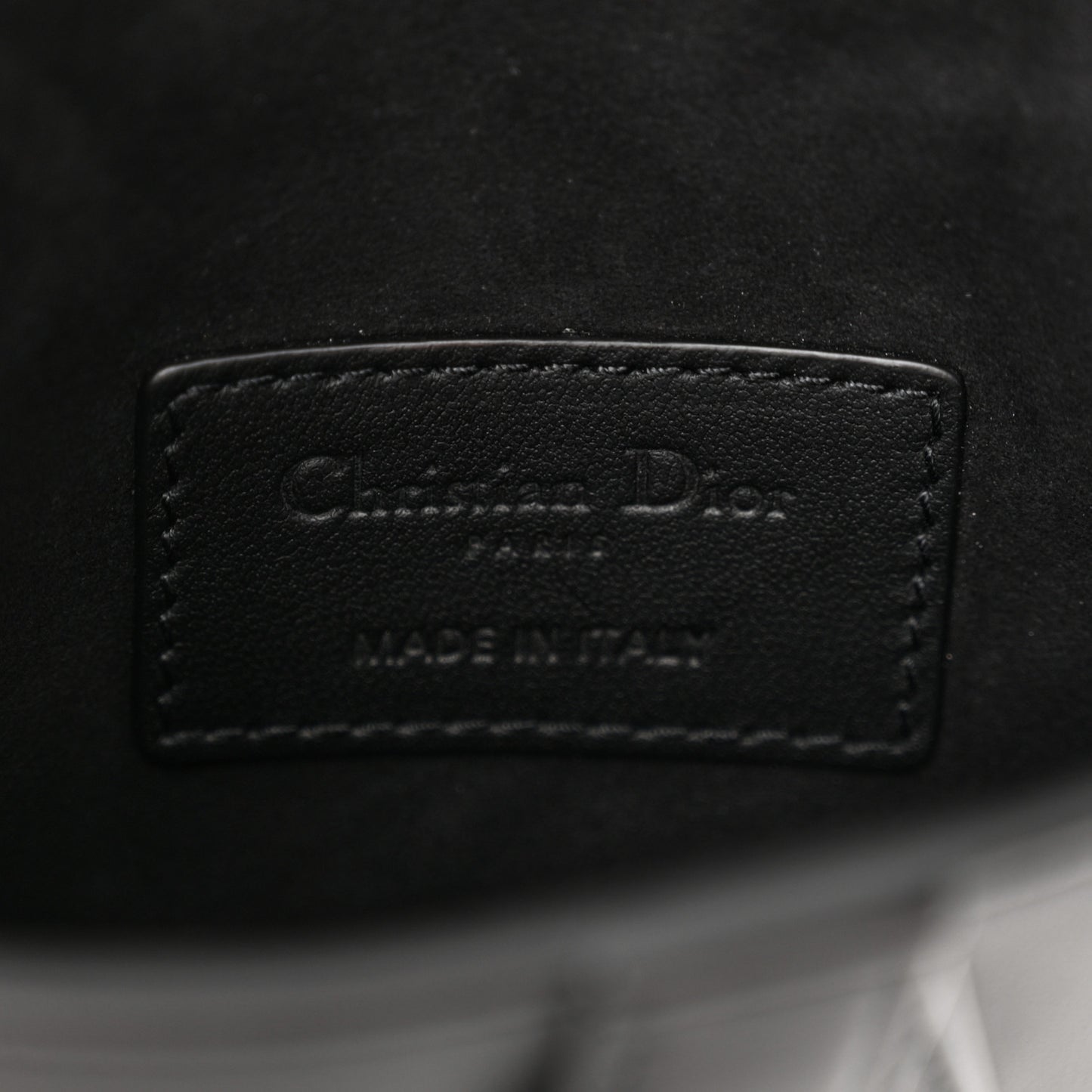 Ultra Matte Calfskin Saddle Belt Bag Black