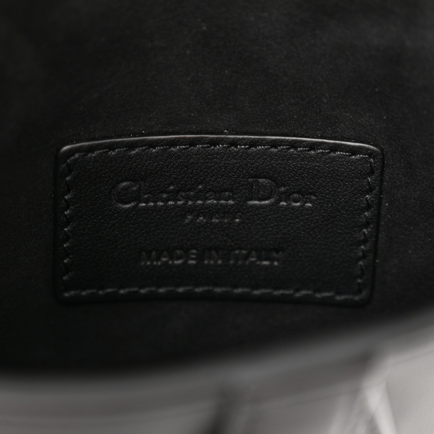 Christian Dior Ultra Matte Calfskin Saddle Belt Bag Black 6 of 10