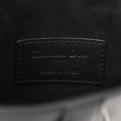 Christian Dior Ultra Matte Calfskin Saddle Belt Bag Black 6 of 10