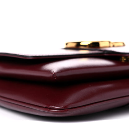 Gucci Vitello Palmellato Lux Small Arli Flap Shoulder Bag Vintage Bordeaux 8 of 9