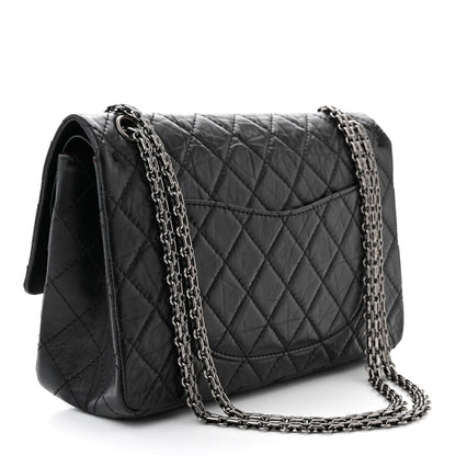 Chanel Aged Calfskin Quilted 2.55 Reissue 226 Flap Black 3 of 11