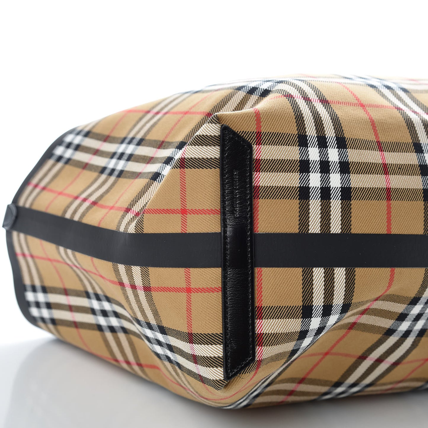 Vintage Check Medium The Giant Reversible Tote Antique Yellow Bright Red