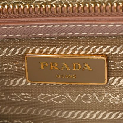 Prada Saffiano Small Galleria Double Zip Tote Cammeo 6 of 11