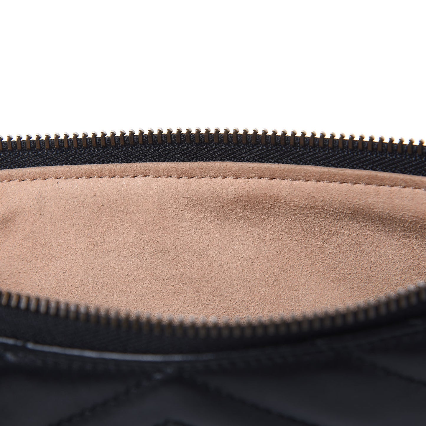 Calfskin Matelasse Mini GG Marmont Chain Bag Black