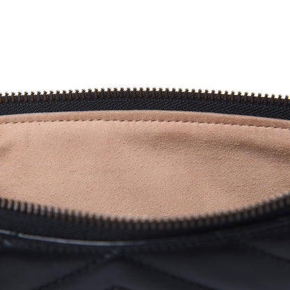 Gucci Calfskin Matelasse Mini GG Marmont Chain Bag Black 13 of 13