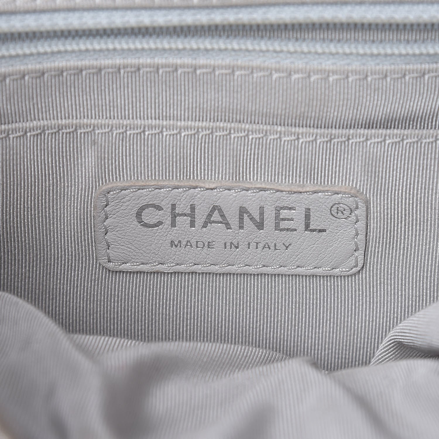 Chanel Metallic Calfskin Chevron Quilted Small Urban Spirit Backpack Silver 9 of 15