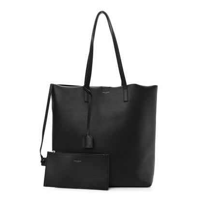 Saint Laurent Calfskin Medium Shopping Tote Black 1 of 15