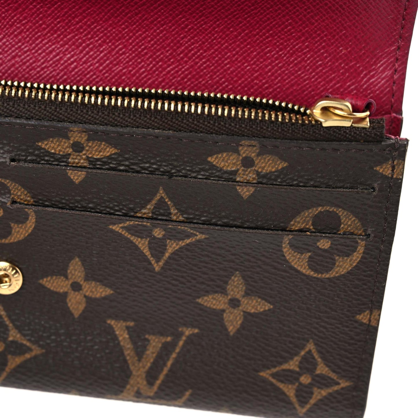 Monogram Emilie Wallet Fuchsia