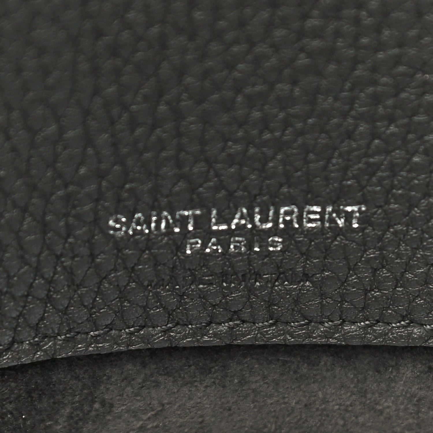 Saint Laurent Grained Calfskin Baby Sac De Jour Souple Asphalt 6 of 9