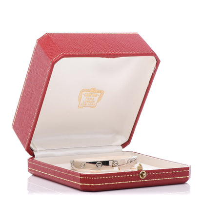 Cartier 18K White Gold LOVE Bracelet 17 10 of 10
