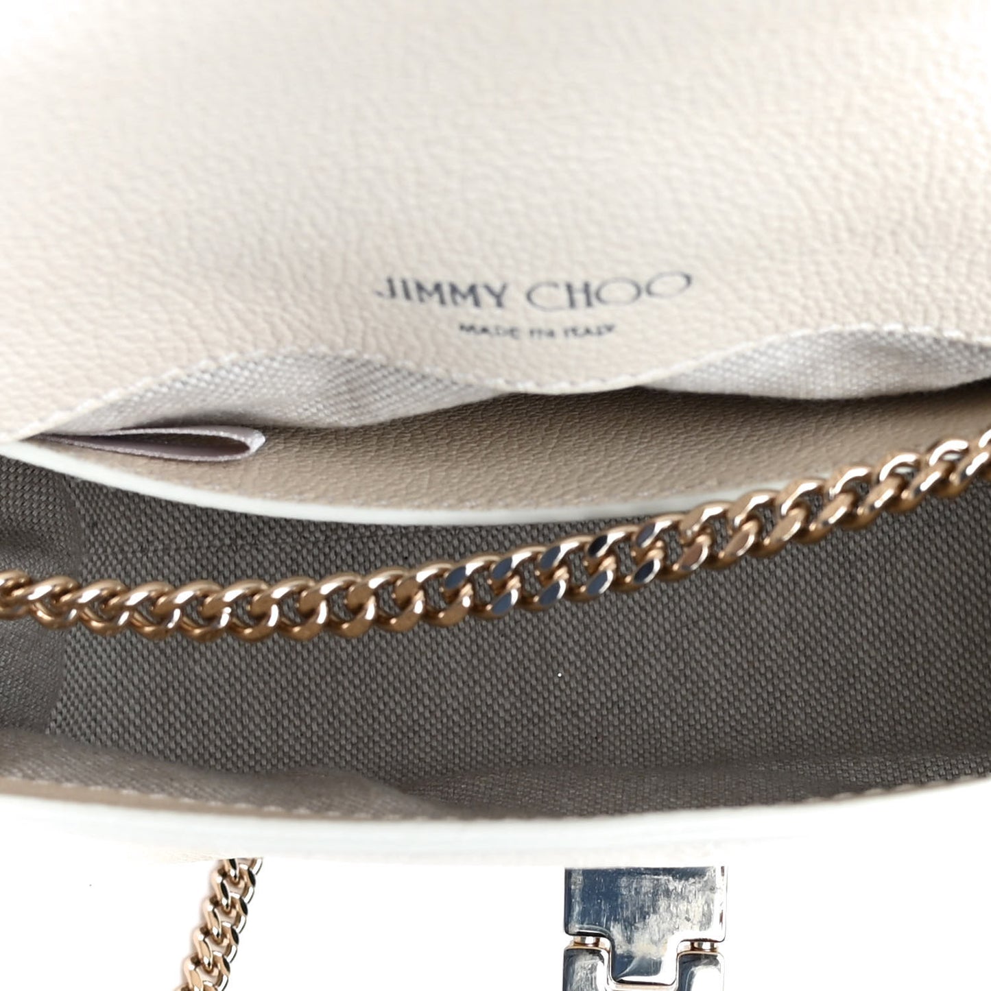 Grainy Calfskin Small Marianne Shoulder Bag Linen