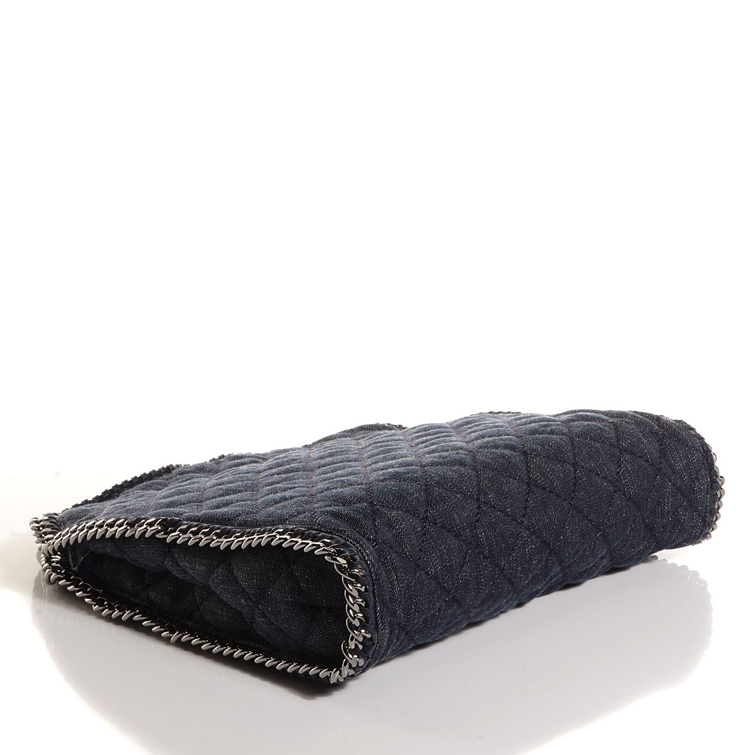 Stella McCartney Denim Quilted Small Baby Bella Tote 4 of 6