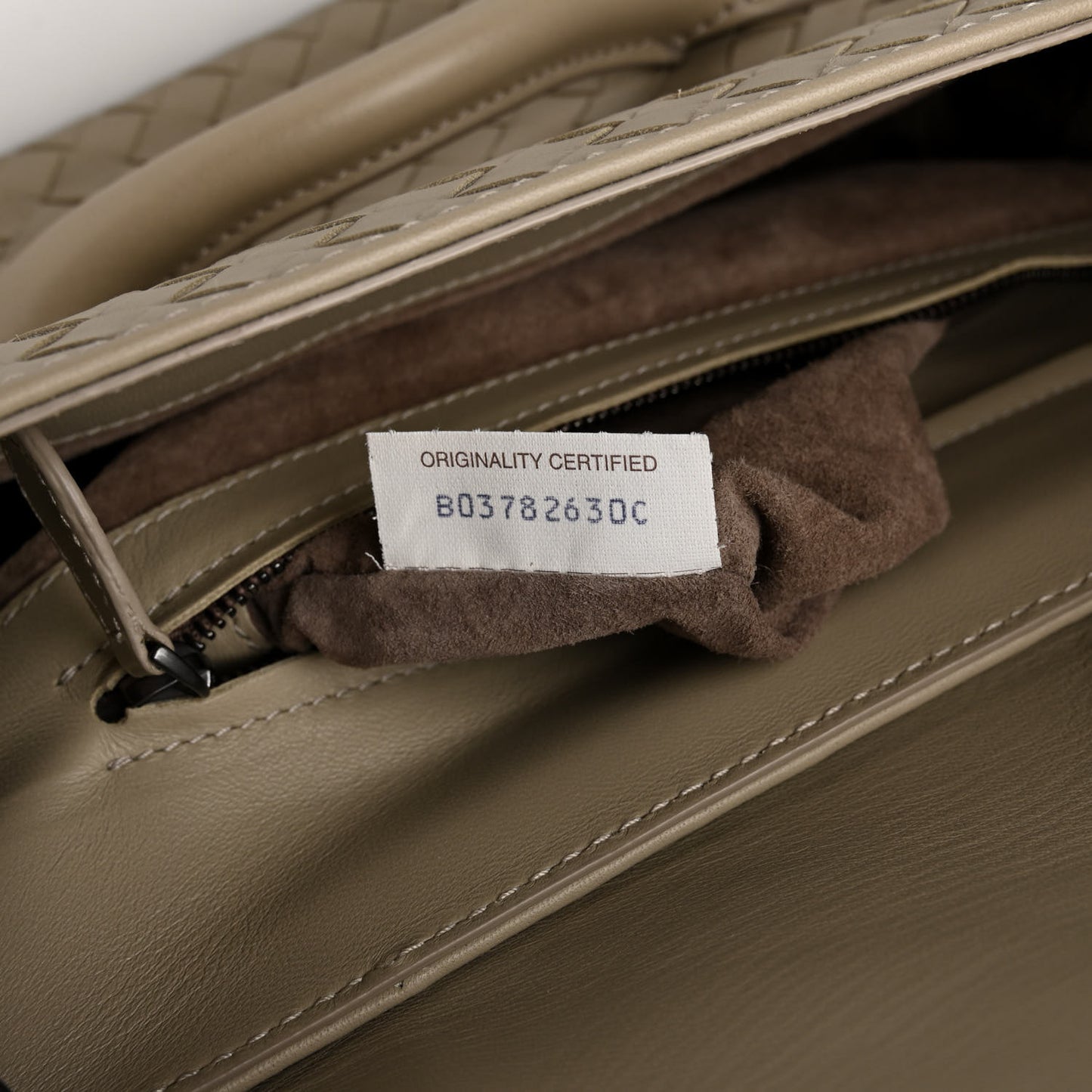 Nappa Intrecciato Rialto Shoulder Bag Nude