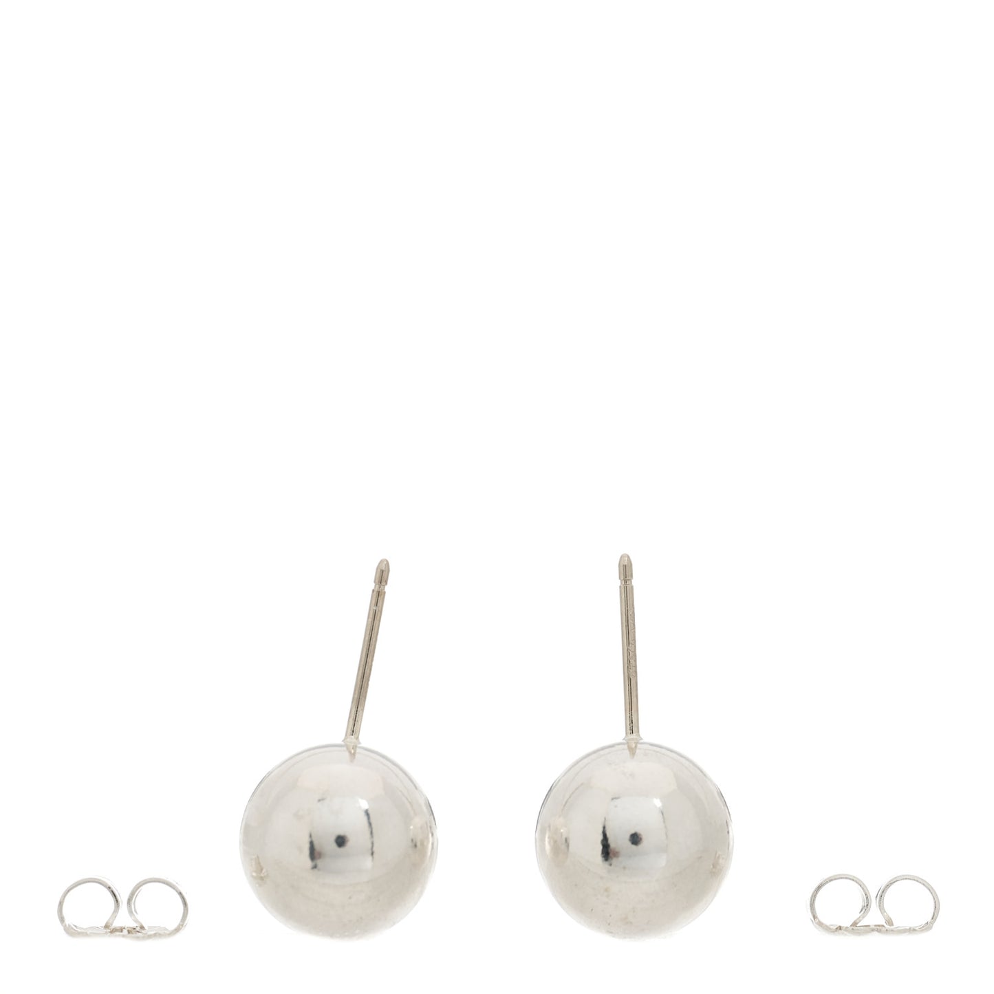 Sterling Silver 10mm Hardwear Ball Earrings