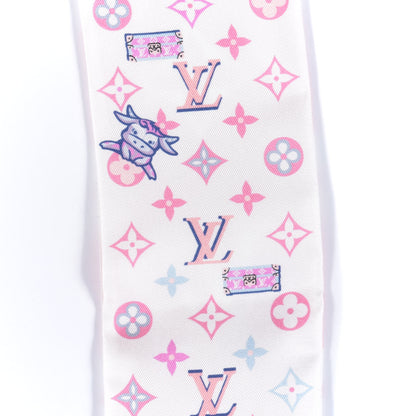 Louis Vuitton Silk Monogram Rodeo Bandeau Rose 3 of 4