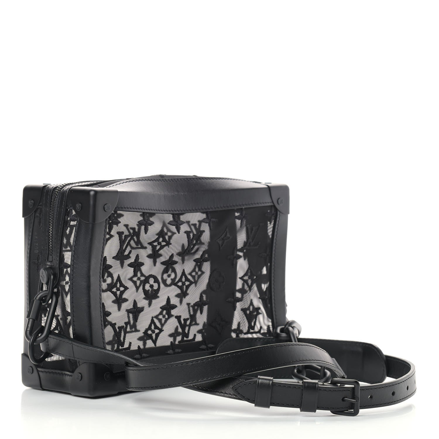 Louis Vuitton Monogram See Through Soft Trunk Black 3 of 9