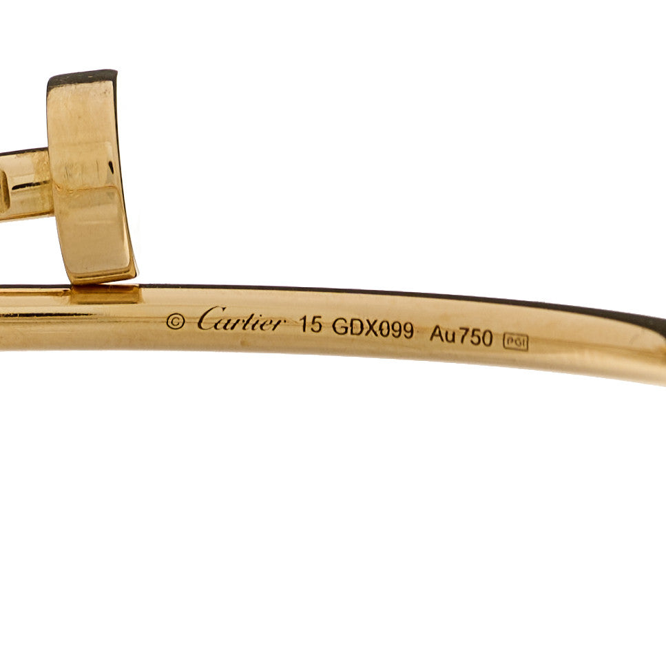 Cartier 18K Yellow Gold Small Juste Un Clou Bracelet 15 3 of 3