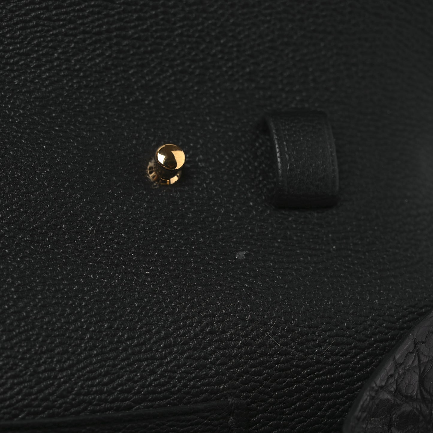 Matte Alligator Kelly Wallet To Go Black