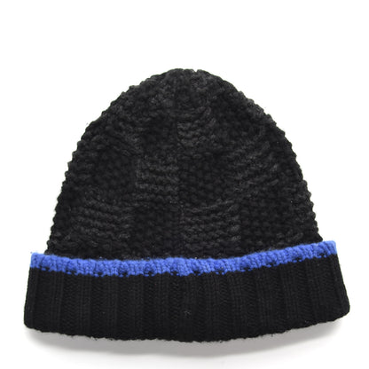 Louis Vuitton Cashmere Damier Beanie Blue 4 of 5