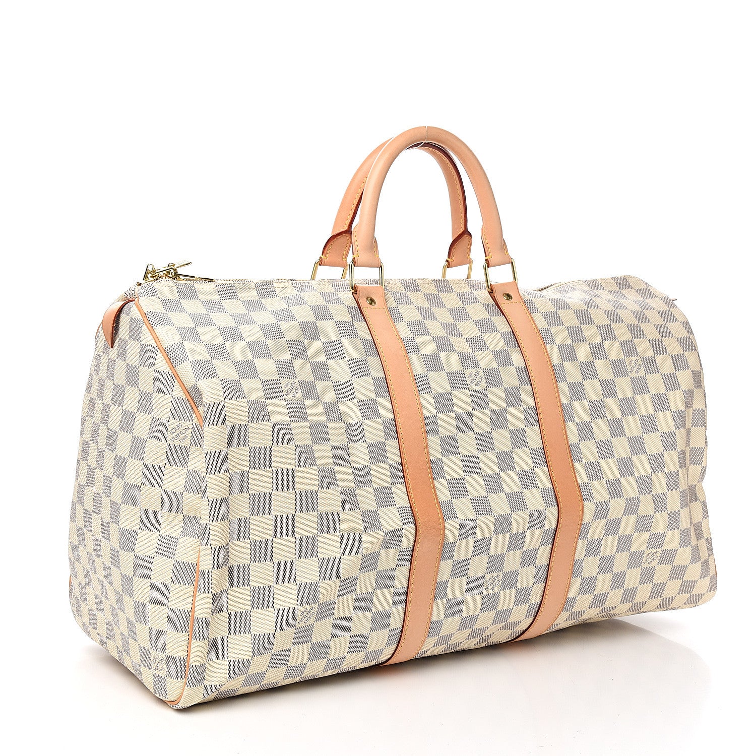 Louis Vuitton Damier Azur Keepall 50 2 of 9
