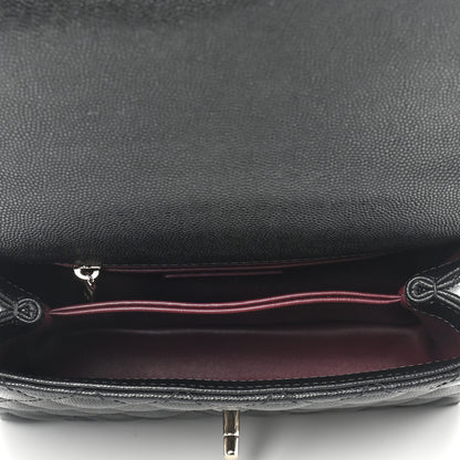 Chanel Caviar Quilted Mini Coco Handle Flap Black 5 of 9