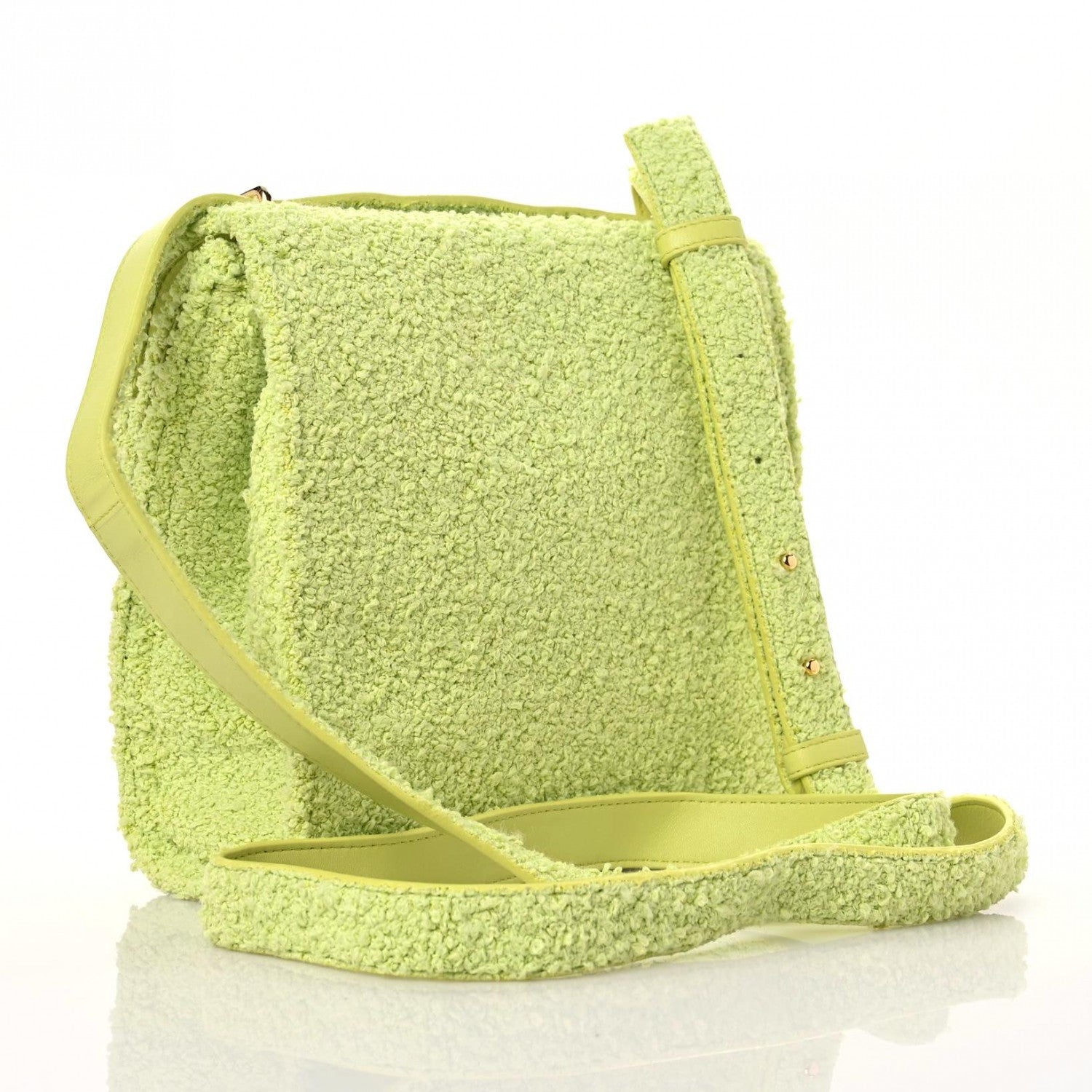 Bottega Veneta Boucle Clip Bag Seagrass 3 of 13