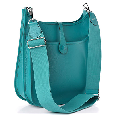 Hermes Epsom Evelyne III PM Bleu Paon 3 of 12