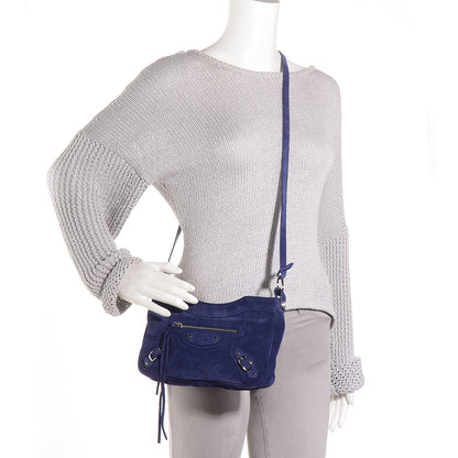 Balenciaga Baby Daim Suede Classic Hardware Hip Bleu Nuit 2 of 9