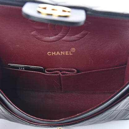 Chanel Lambskin Quilted Medium Double Flap Black 5 of 11