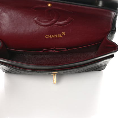 Chanel Lambskin Quilted Medium Double Flap Black 5 of 12