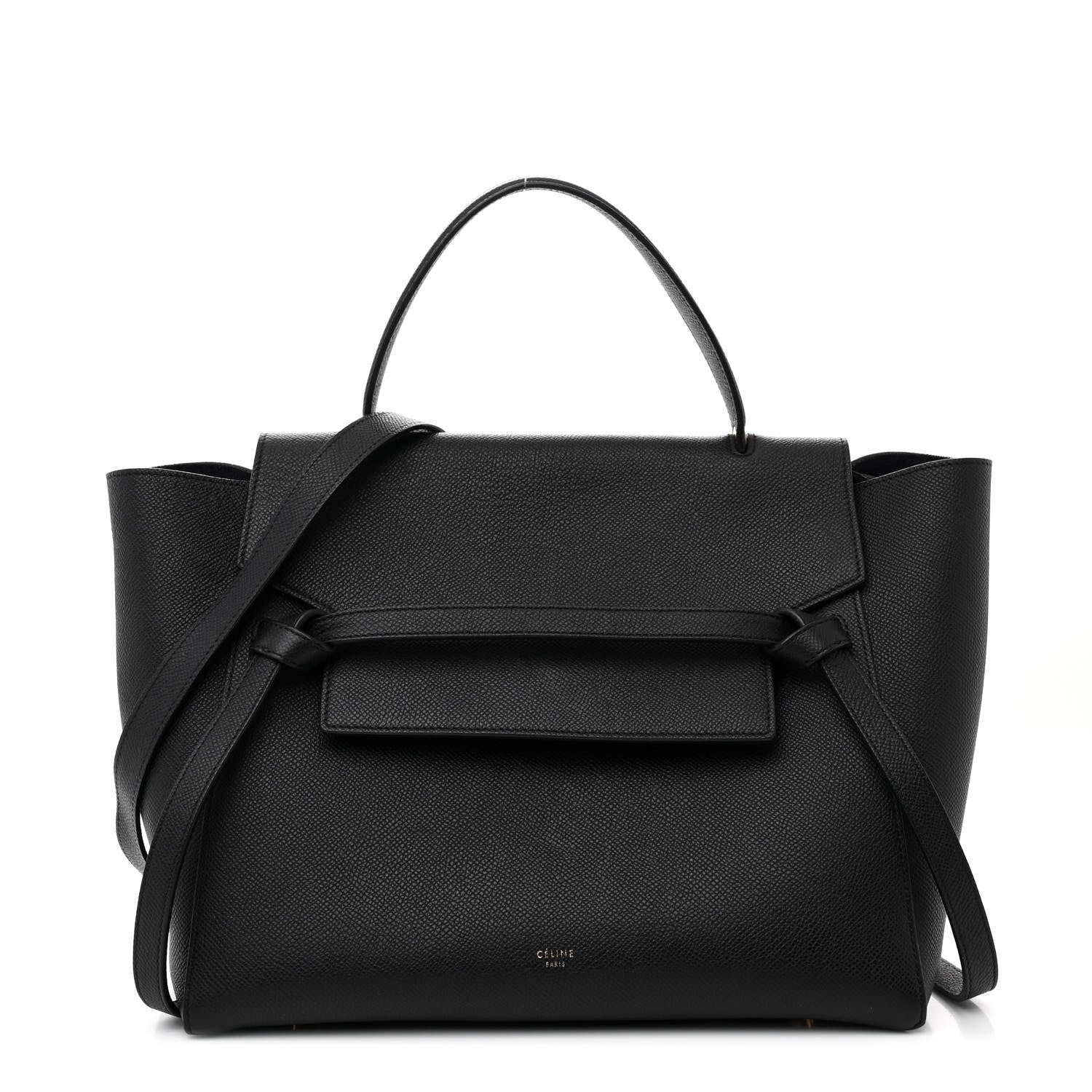 Celine Grained Calfskin Mini Belt Bag Black 1 of 11