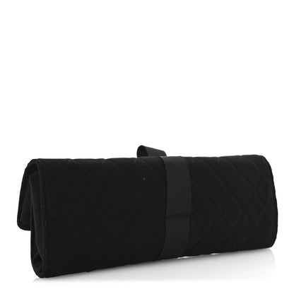 Chanel Grosgrain Quilted Jewelry Roll Case 3 of 8