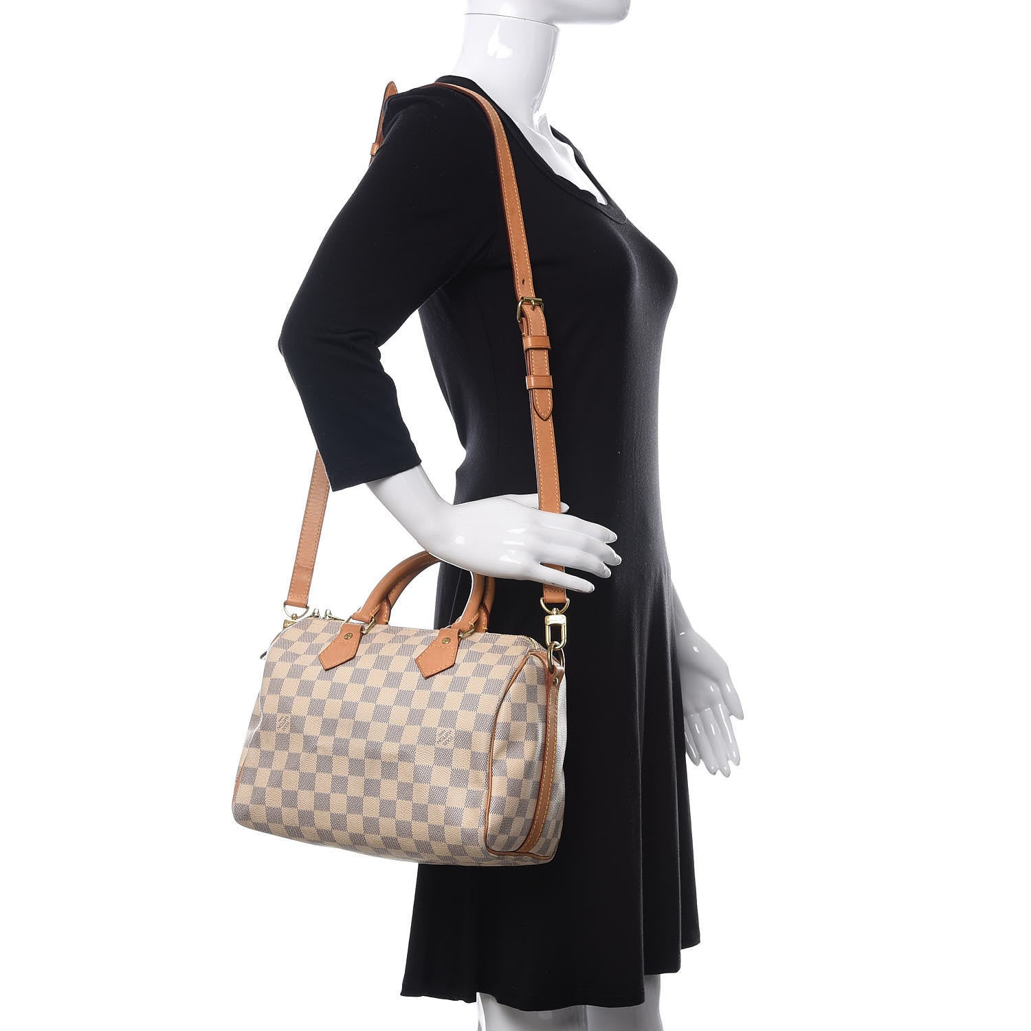 Louis Vuitton Damier Azur Speedy Bandouliere 25 2 of 10