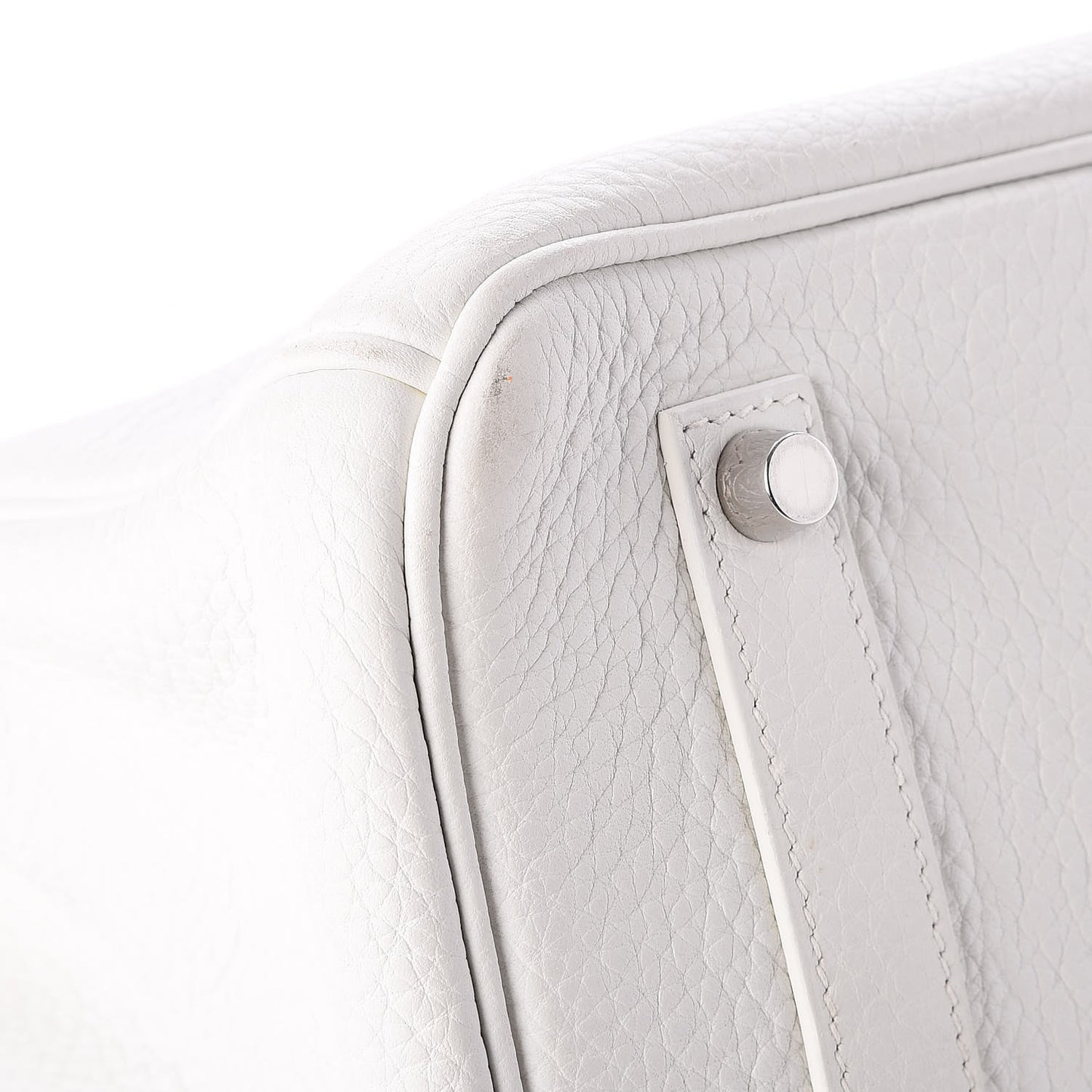Taurillon Clemence Birkin 35 White