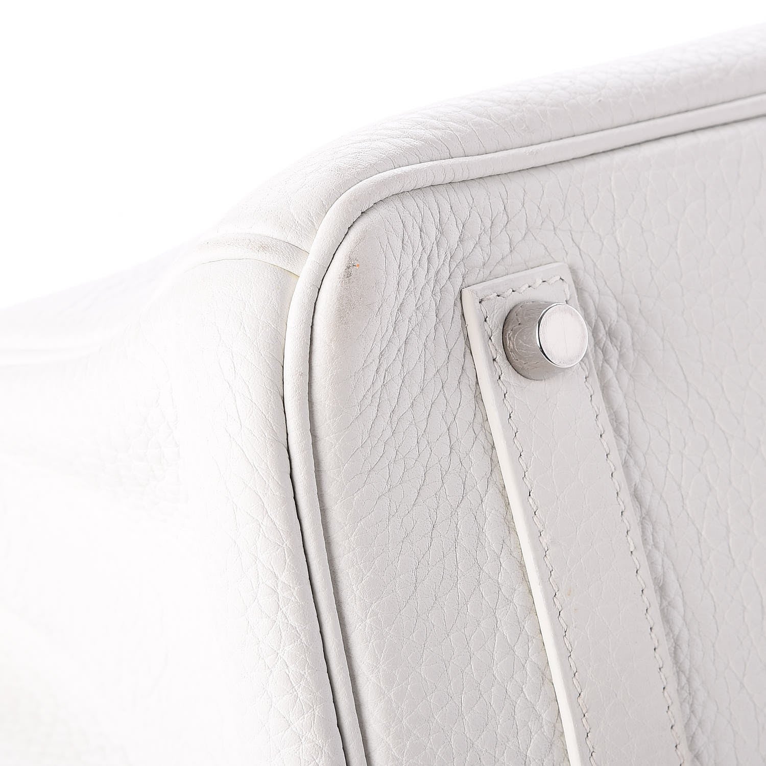 Hermes Taurillon Clemence Birkin 35 White 32 of 33