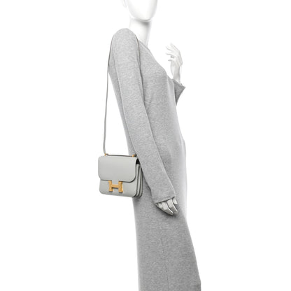 Hermes Chevre Mysore Constance 18 Gris Perle 2 of 12