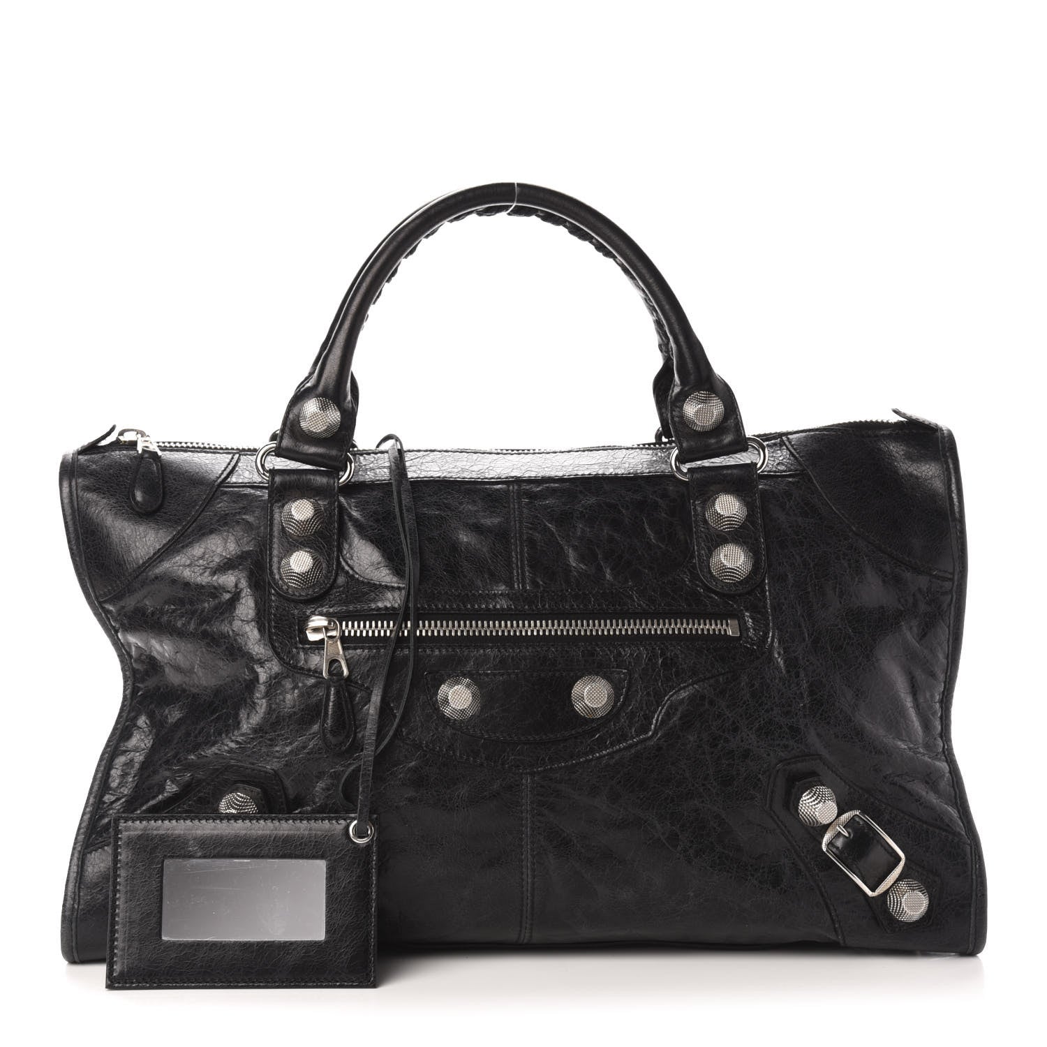 Balenciaga Agneau Giant 21 Silver Hardware Work Black 1 of 15