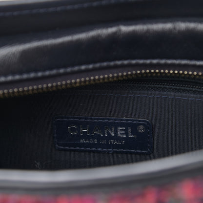 Chanel Tweed Calfskin Small Gabrielle Hobo Dark Navy 6 of 8
