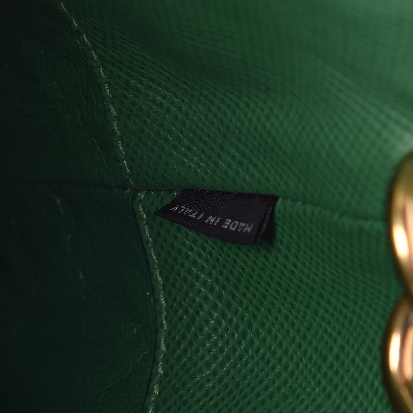 Saffiano Front Pocket Tote Larice