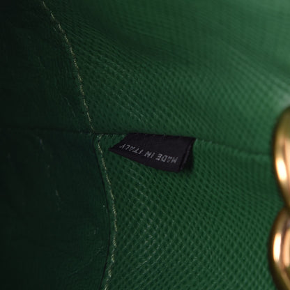 Prada Saffiano Front Pocket Tote Larice 6 of 8